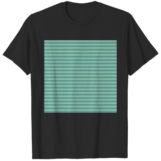 Discover Blue Horizontal Lines Geometrical Stripes Design T-shirt