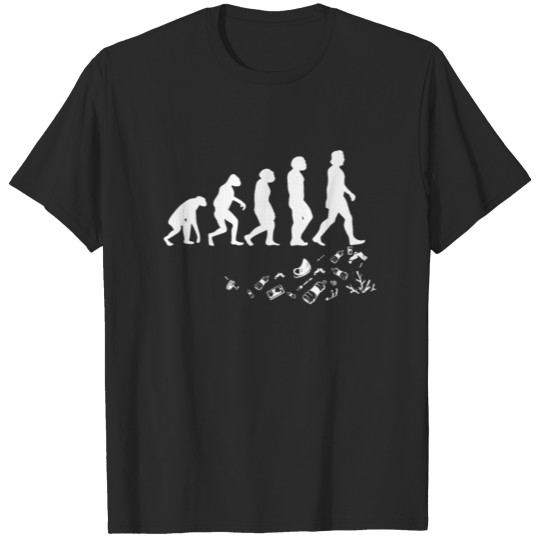 Human Evolution Cool Earth Day Lover Science T-shirt
