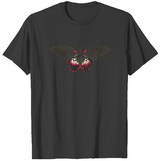 Great dusky Swallow-tailed butterfly illustration T-shirt