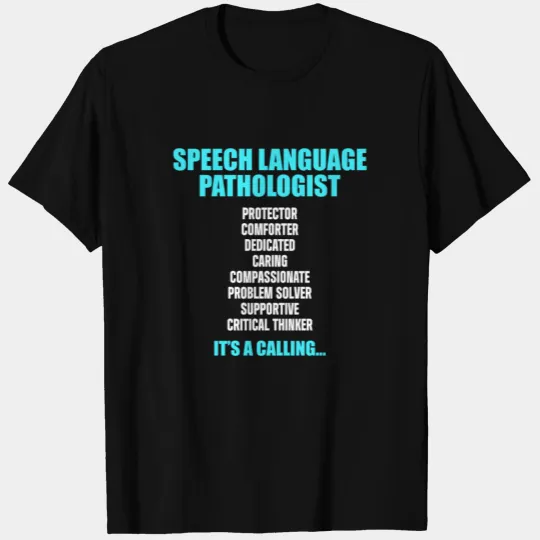 Speech Pathology Therapy A Calling Autism T-shirt