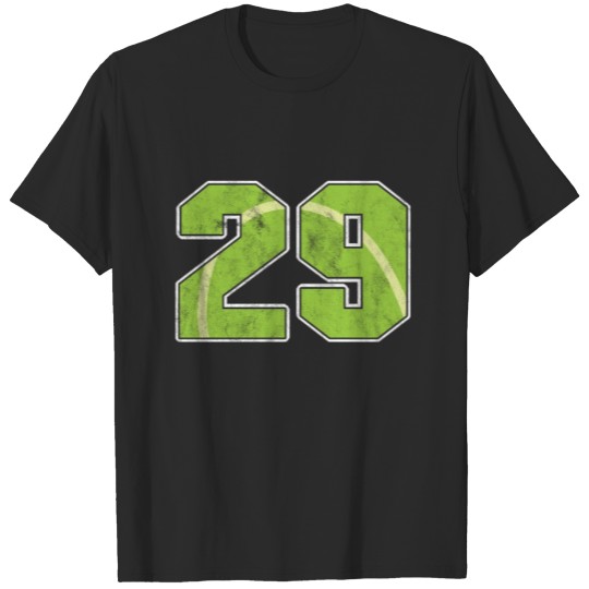 Discover Tennis Ball 29 th Birthday Celebration Sports Gift T-shirt