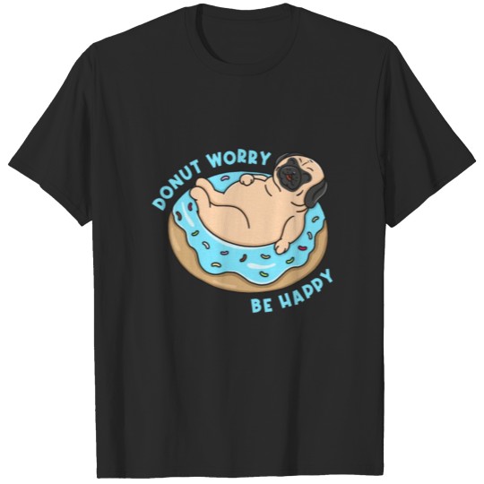Discover Donut Worry be Happy T-shirt