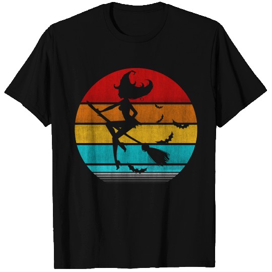 retro vintage witch T-shirt