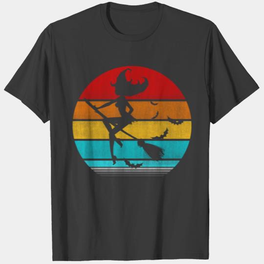 retro vintage witch T-shirt