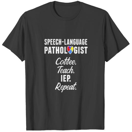 Speech Pathology Therapy IEP Autism Awareness T-shirt