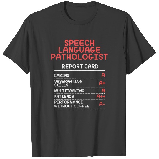 Speech Pathology Therapy Report Autism Awareness T-shirt