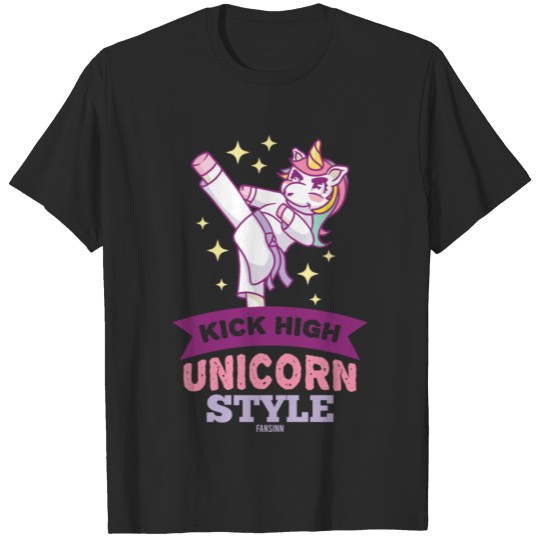Discover Unicorn Karate Martial Arts Children T-shirt