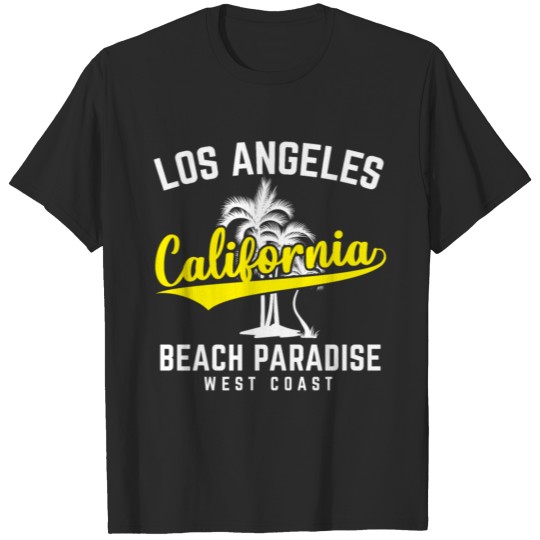 Discover Los Angeles California Beach Paradise West Coast T-shirt