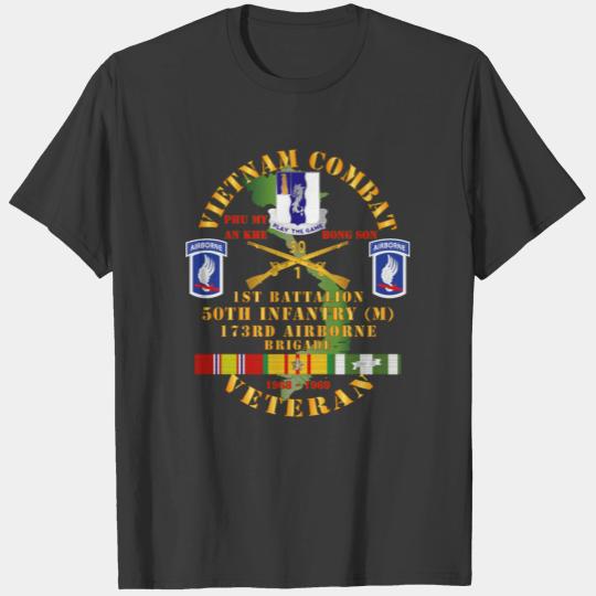 1st Bn 50th Inf 173rd Airborne Bde 1968 69 T-shirt