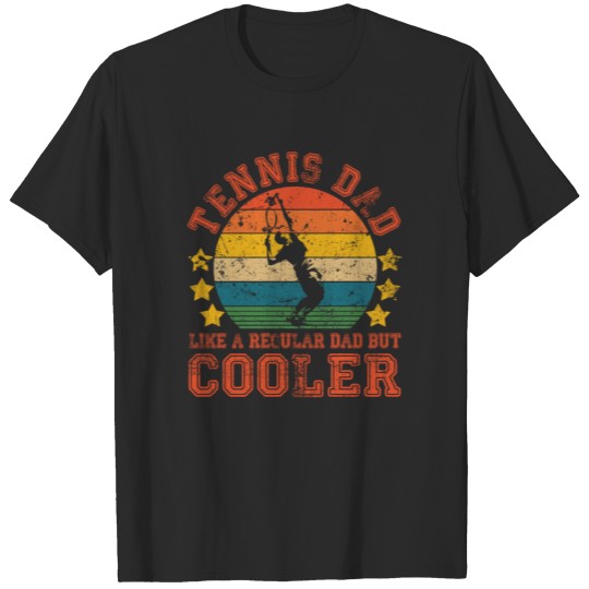 Discover Vintage Tennis Dad Funny Tennis Player Gift T-shirt