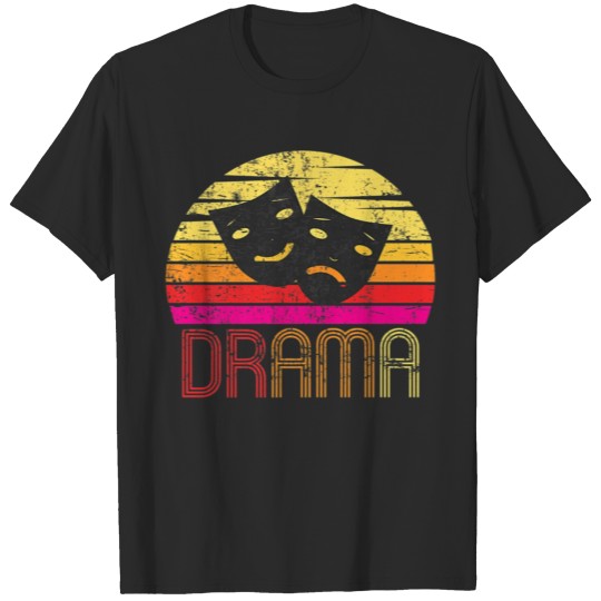Discover Vintage Retro Drama Actor Design Acting T-shirt