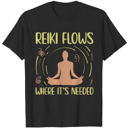 Discover Reiki flows where it's needed | Gift Ideas T-shirt