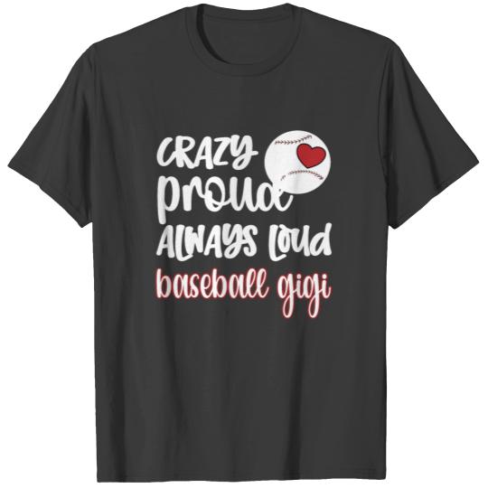Baseball Gigi Grandma Baseball Lover Mothers Day T-shirt