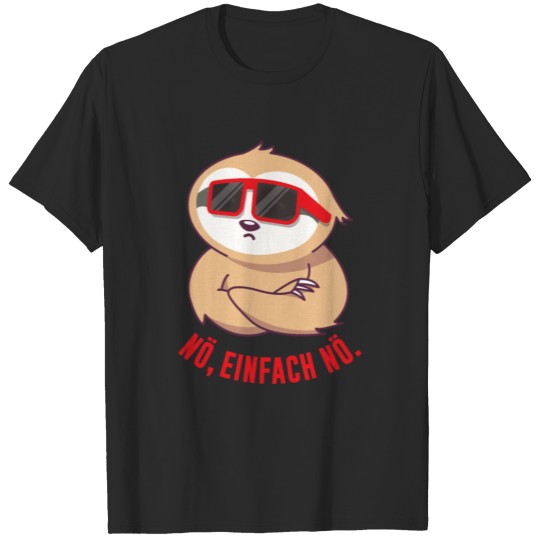 Nope! Funny Saying Sloth T-shirt