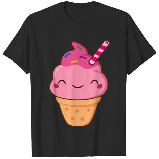 Cute Ice Cream Kawaii Cone T-shirt