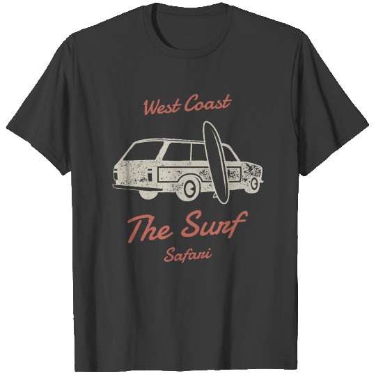vintage t shirt design- West Coast T-shirt