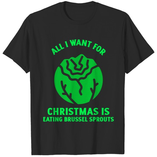 Discover Christmas brussel sprouts T-shirt