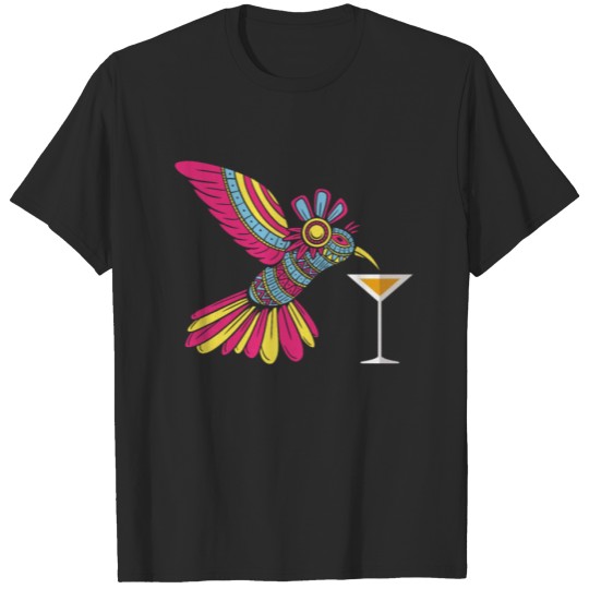Discover Colibri Bird Hummingbird Nature Wine Drinker T-shirt