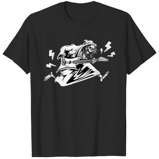 Discover Guitar Shirt, Guitar Player Skeleton Musician Gift T-shirt
