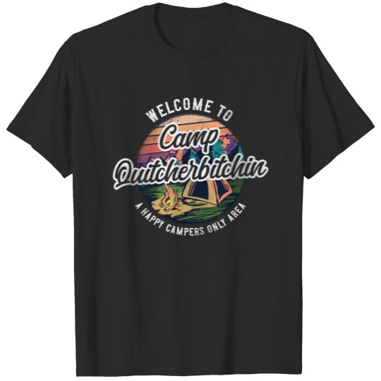Discover Camping Tent Welcome To Camp T-shirt