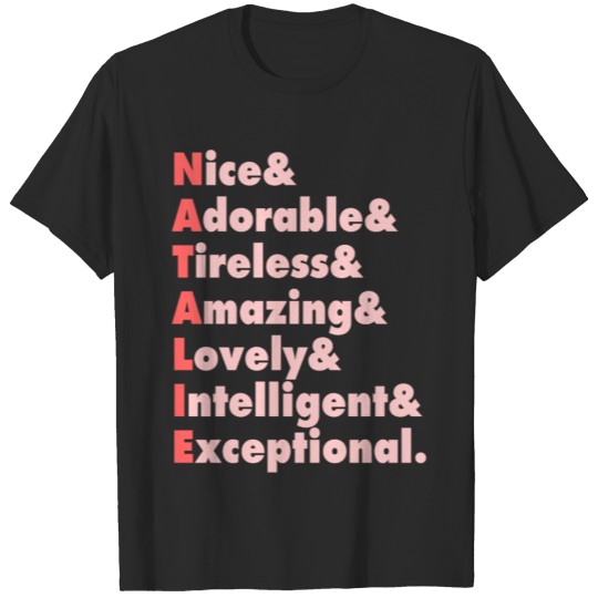 Discover Personalized Natalie Girl Named Natalie T-shirt