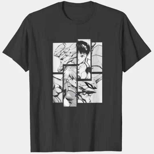 Cool Girl Genesis Evangelion Anime Kawaii T-shirt
