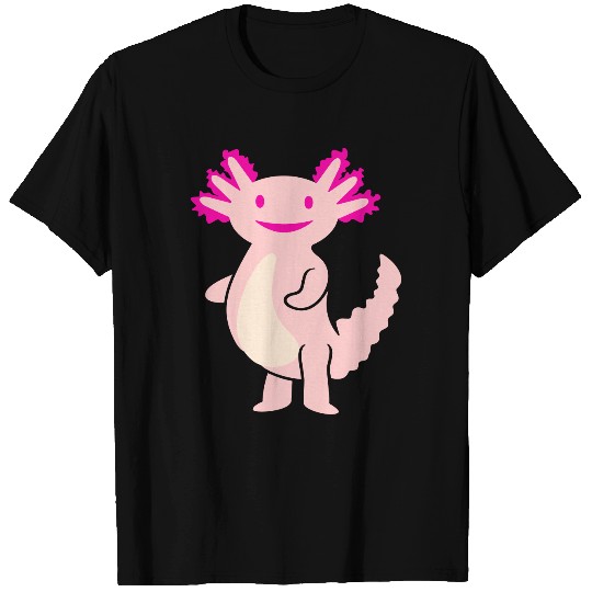Cute Cartoon Axolotl (3c) T-shirt