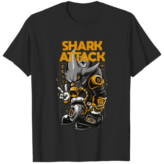 Discover Shark attack T-shirt