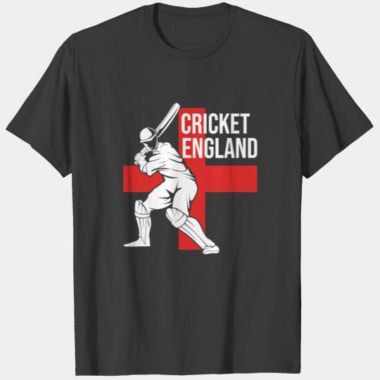 Cricket Player UK England Cricket For Men T-shirt