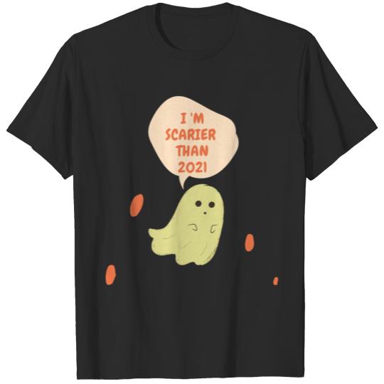 Discover I'm Scarier than 2021 with A cute ghost T-shirt