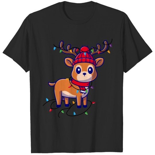 Discover reindeer, lights, christmas, 2021 T-shirt