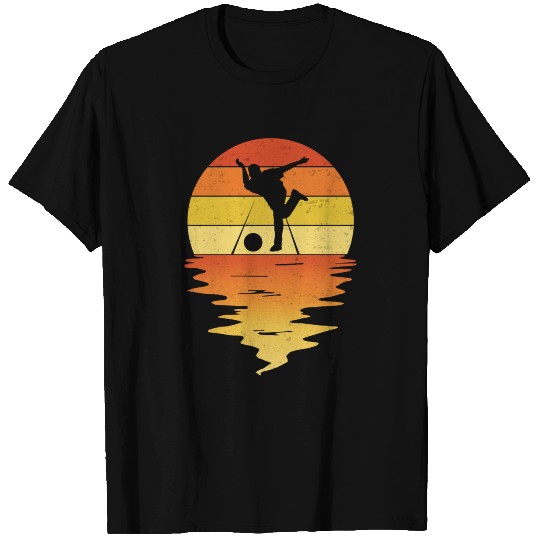 Bowling Vintage Bowling Retro Sunset T-shirt