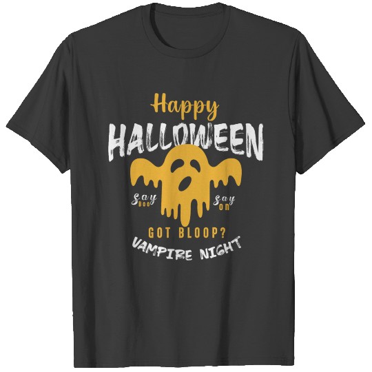 Halloween vampire night t-shirt T-shirt
