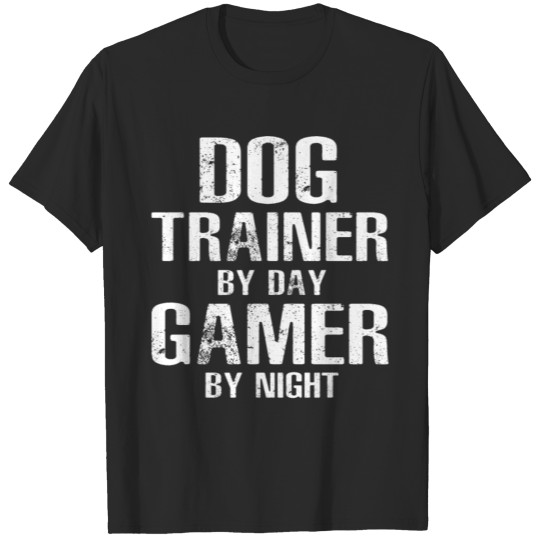 Discover Dog Trainer By Day Gamer By Night T-shirt