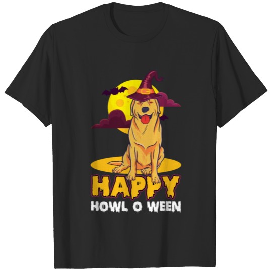 Discover Happy Howl-O-Ween Happy Halloween T-shirt