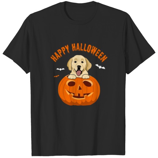 Discover Happy Halloween Retriever Pumpkin Costumes Gift T-shirt