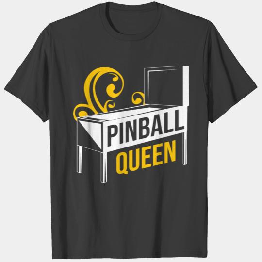 Arcade Games Pinball Machine For Women T-shirt
