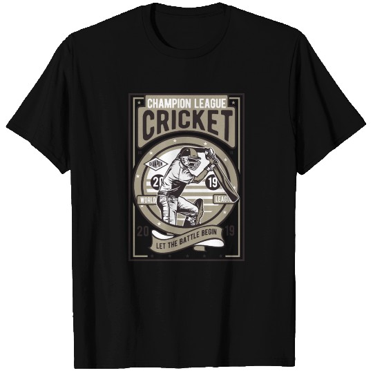 Champion league cricket T-shirt