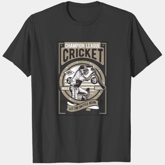 Champion league cricket T-shirt
