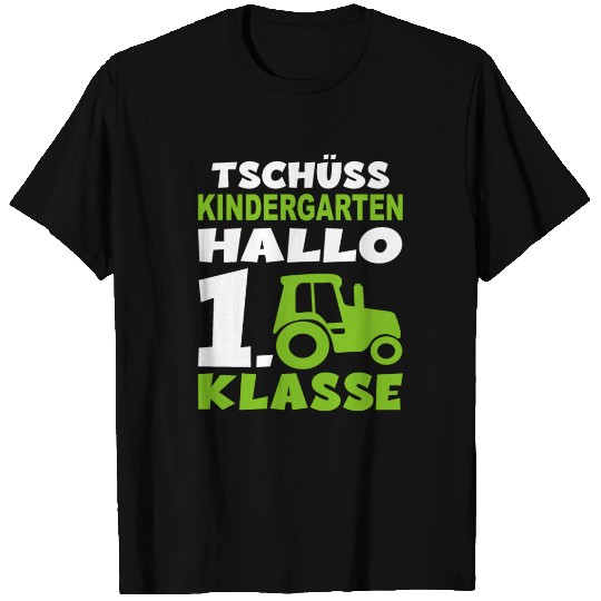 Goodbye kindergarten Hello 1st class enrollment T-shirt