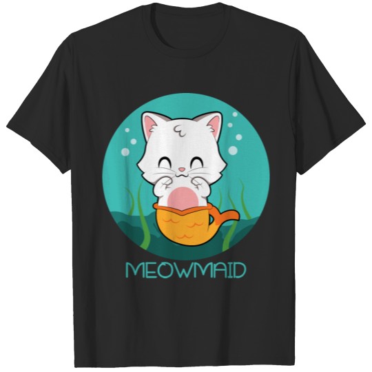 Discover Meowmaid Cute Cat Mermaid Kawaii Anime Japanese T-shirt