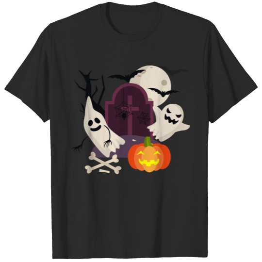Discover happy halloween party boo T-shirt
