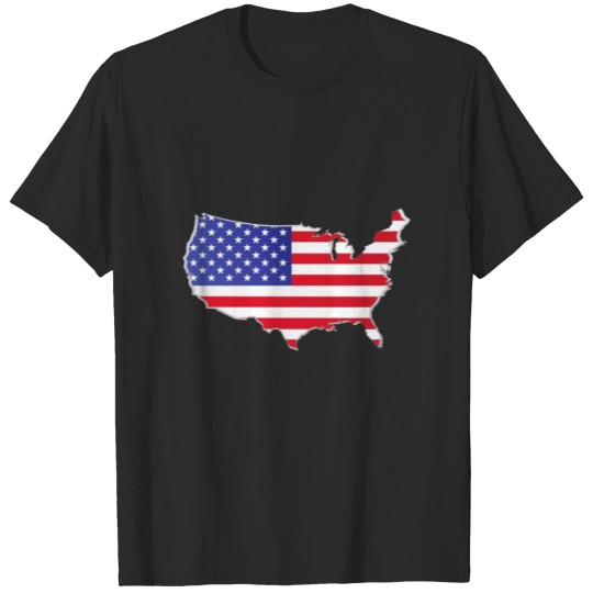 Discover USA MAp T-shirt T-shirt