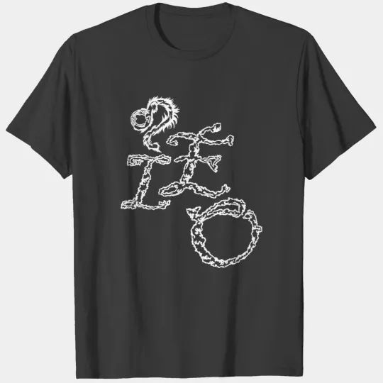 Lyrics png kalimat 31 ab LEO logo T-shirt