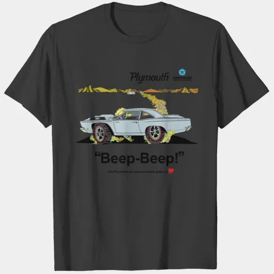1968 Plymouth Road Runner Salt Flats Silver T-shirt