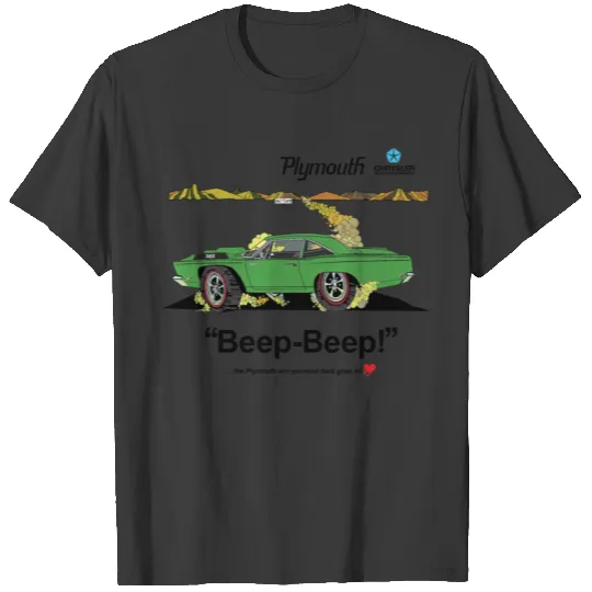 1968 Plymouth Road Runner Salt Flat Green T-shirt