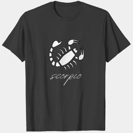 Abstract Black Scorpio T-shirt