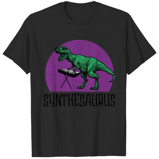 Synthesaurus synthesizer music musician gift T-shirt