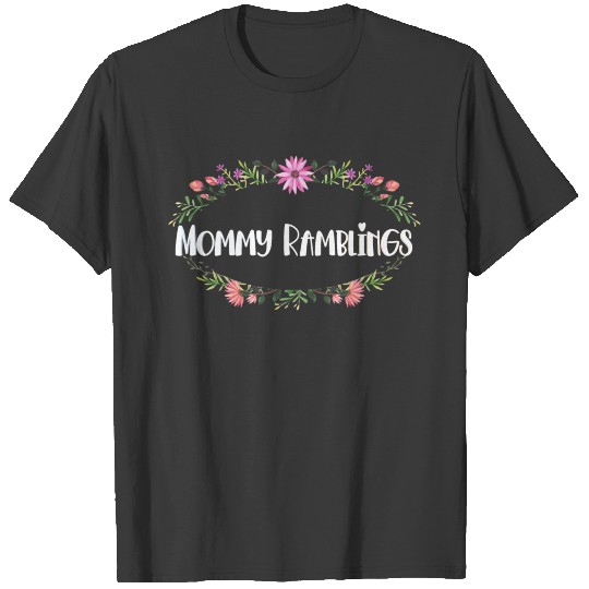 Mommy Ramblings Floral Apron T-shirt