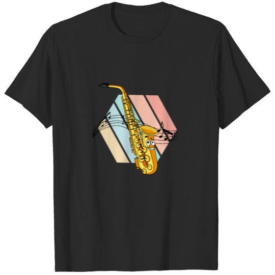Discover Saxophone Jazz Funny Music Radio Soul T-shirt